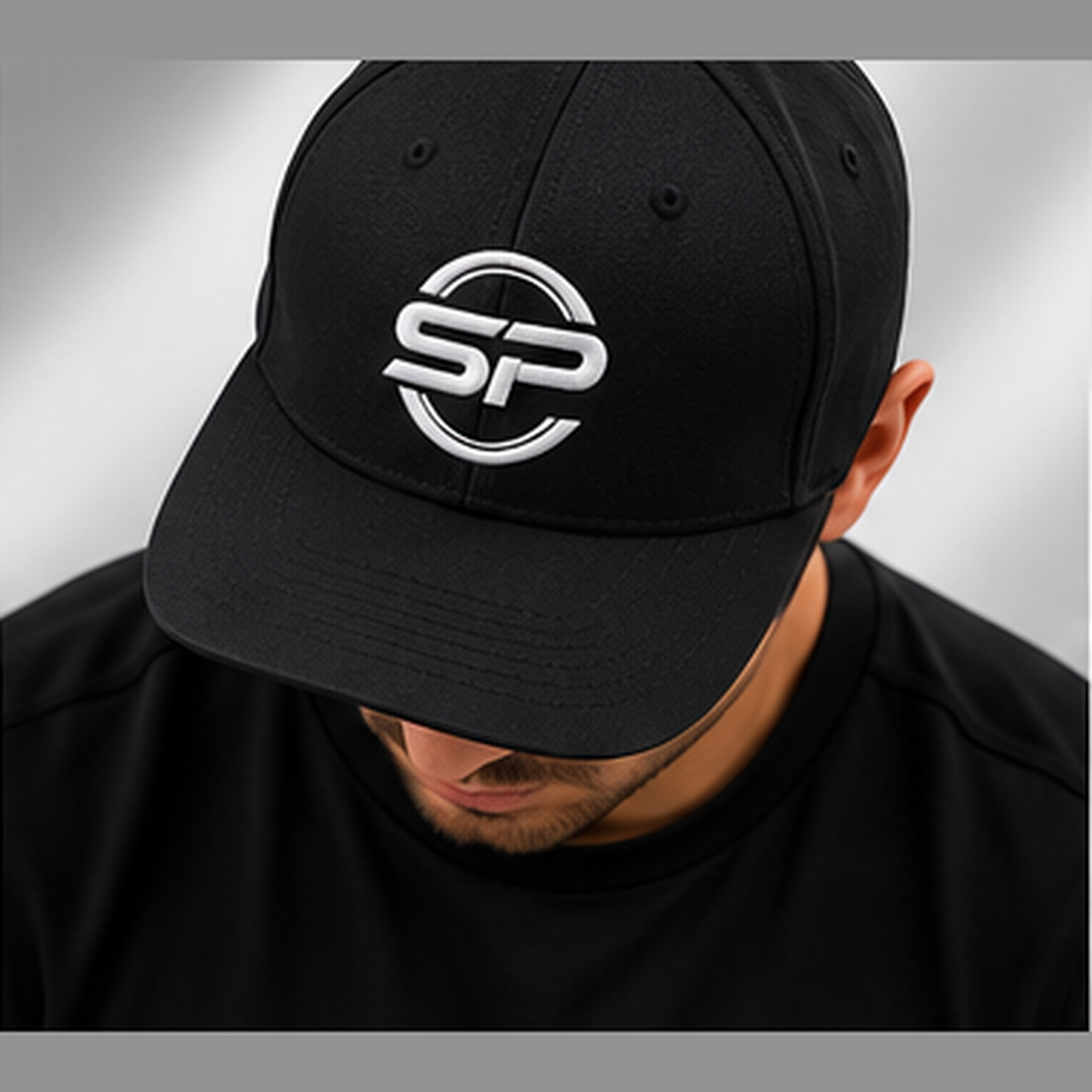 Strength Potential black SP cap worn