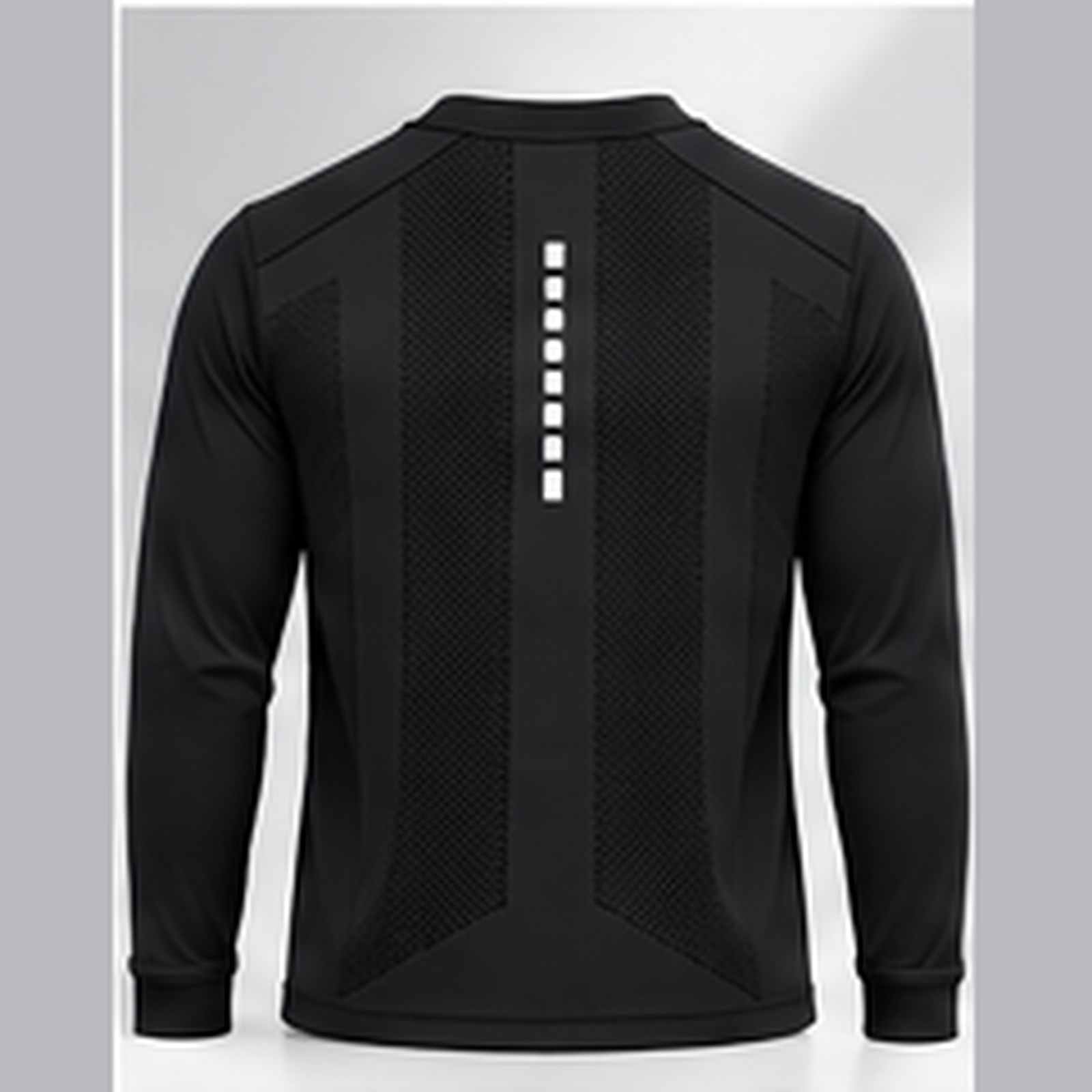 Strength Potential black long sleeve performance shirt back