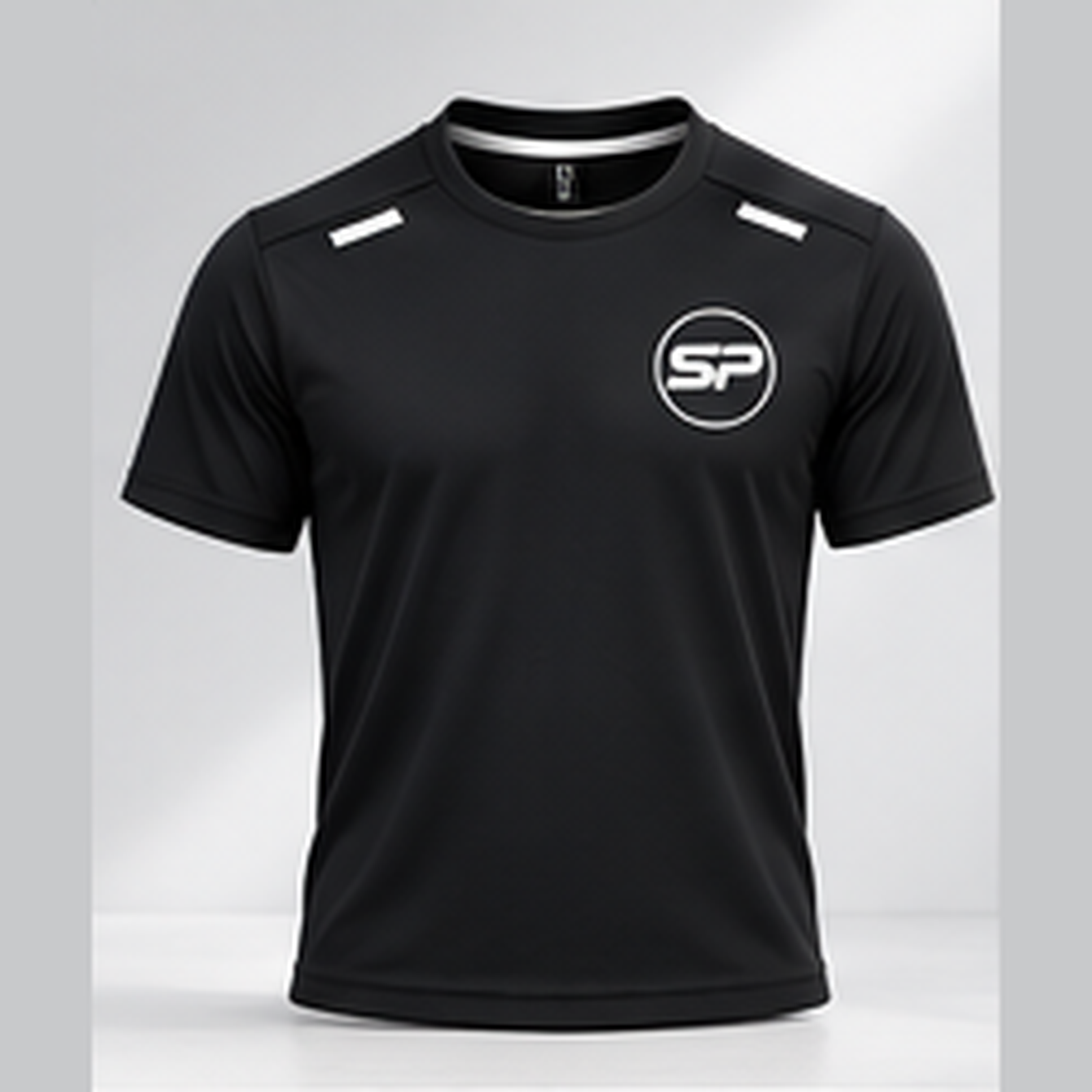 Strength Potential black short sleeve performance shirt front
