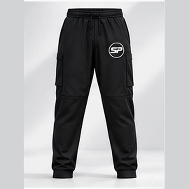 Strength Potential black performance trousers front