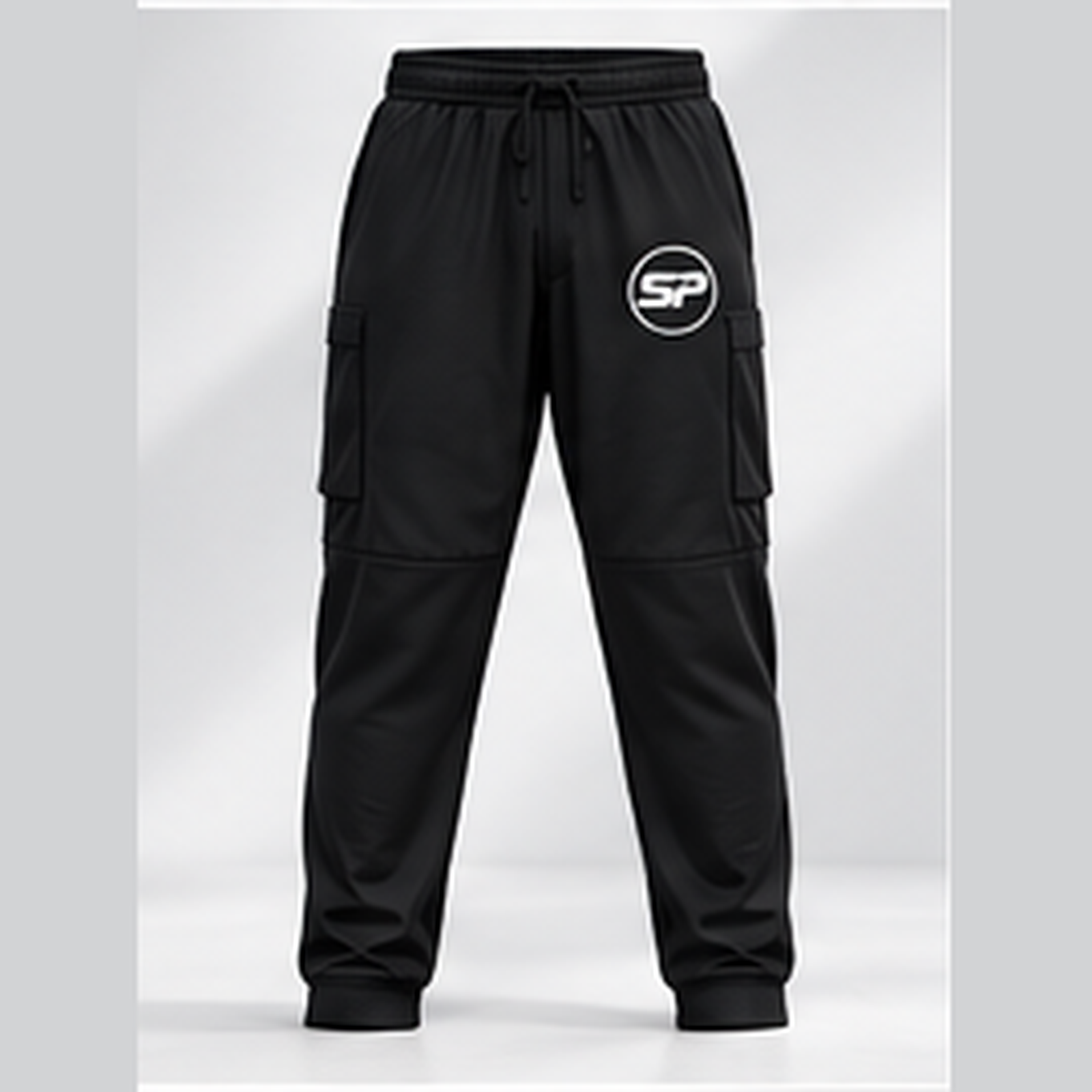 Strength Potential black performance trousers front